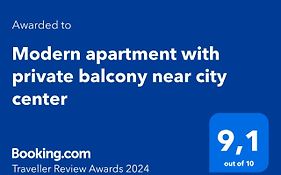 Modern Apartment With Private Balcony Near City Center